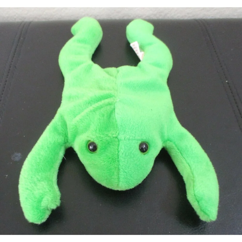 Ty Beanie Baby Legs The Frog PVC Filled NO HANG TAG